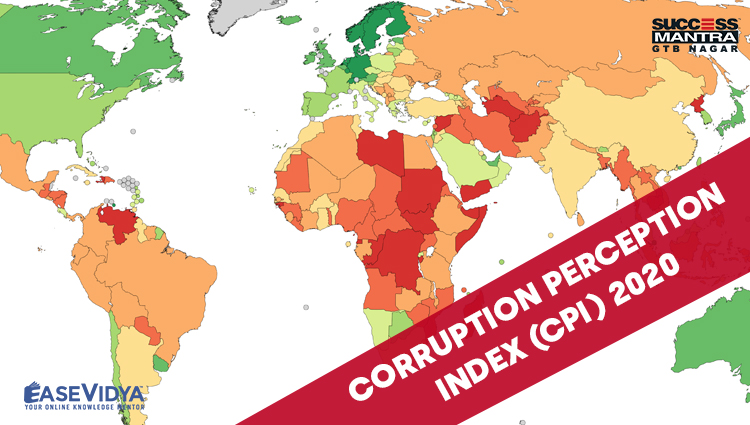 CORRUPTION PERCEPTION INDEX 2020, Read daily Article Editorials only on Success Mantra Blog 