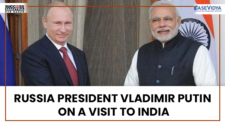 RUSSIA PRESIDENT VLADIMIR PUTIN ON A VISIT TO INDIA