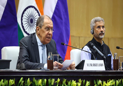 MEETING OF INDIA-RUSSIA FOREIGN MINISTERS