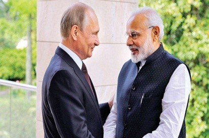 RUSSIA PRESIDENT VLADIMIR PUTIN ON A VISIT TO INDIA