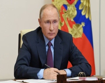 RUSSIA PRESIDENT VLADIMIR PUTIN ON A VISIT TO INDIA