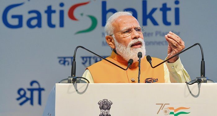 PM MODI LAUNCHED GATI-SHAKTI MASTER PLAN