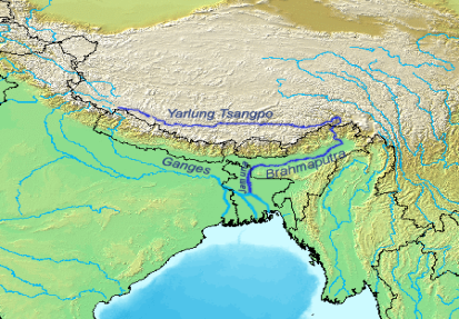 RIVER BRAHMAPUTRA (ORIGIN)