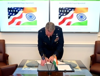 INDIA & US SIGNED AGREEMENT FOR '(ALUAV) OR DRONES'