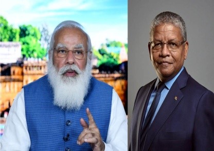 VIRTUAL MEET B/W LEADERS OF INDIA & SEYCHELLES