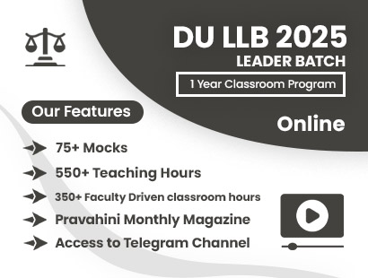 D.U LL.B |NLSAT Leader Program (Online)