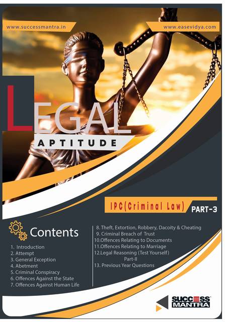 Legal Aptitude Criminal Law (IPC)